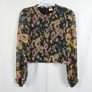 Aritzia Wilfred Lilith Blouse in Floral Multi - Size S